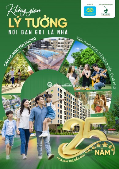 Trả trước 126tr, góp 3.9tr/tháng để sở hữu căn hộ chung cư Tân Hương